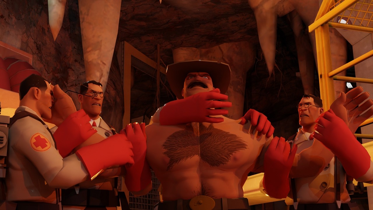 Medics vs Saxton | Team Fortress 2