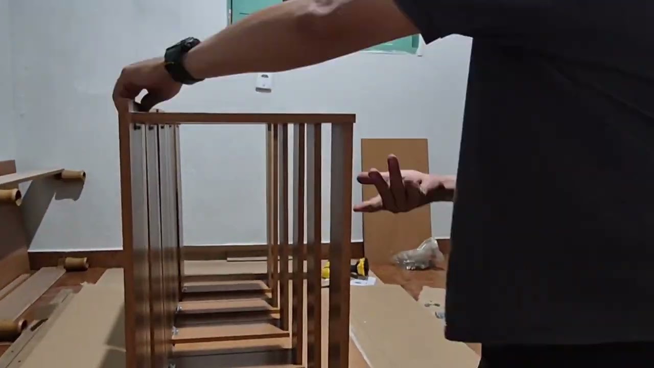 Montagem Roupeiro argos 6 portas  6 gavetas  made marcs#montadordemoveis #diy #woodworking #roupeiro