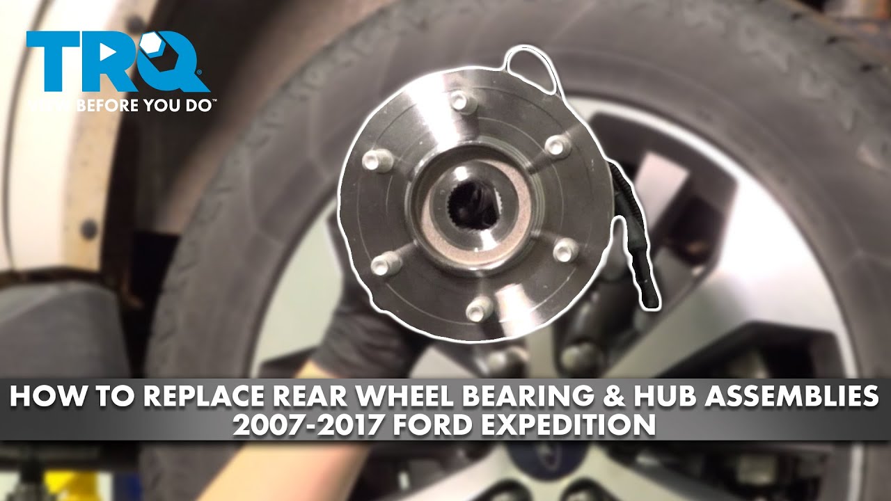 Как заменить подшипник задней ступицы и ступицу в сборе на Ford Expedition 2007-2017