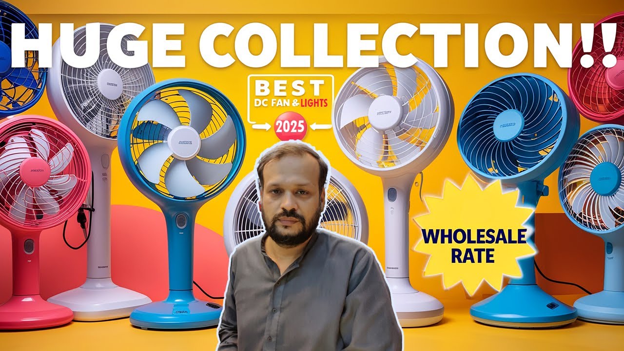 Cheap DC Fans! Wholesale Prices on Rechargeable Hand, Pedestal, & Wall Fans!