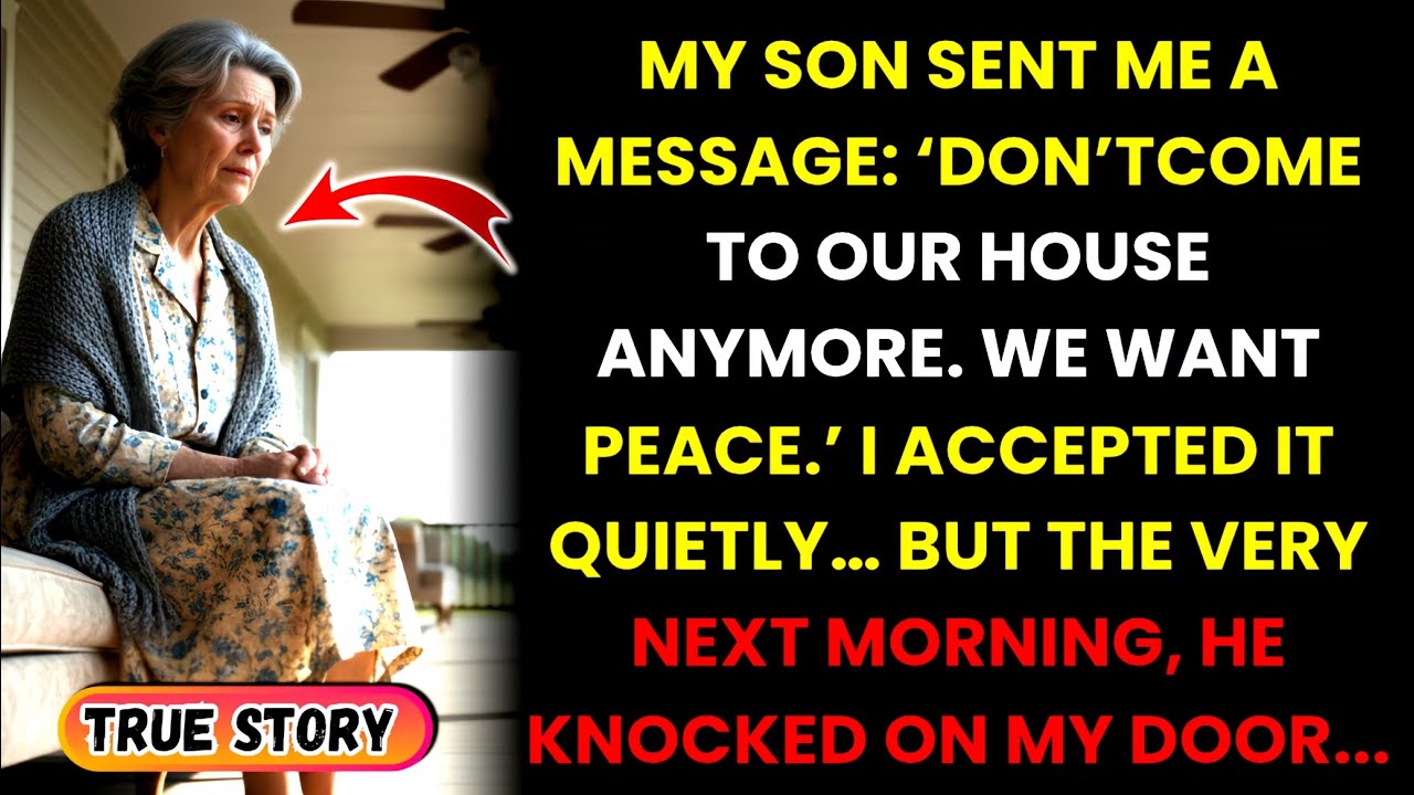 My Son Sent Me a Text: ‘Don’t Come to Our House, We Need Peace’—I Had No Choice But to Walk Away