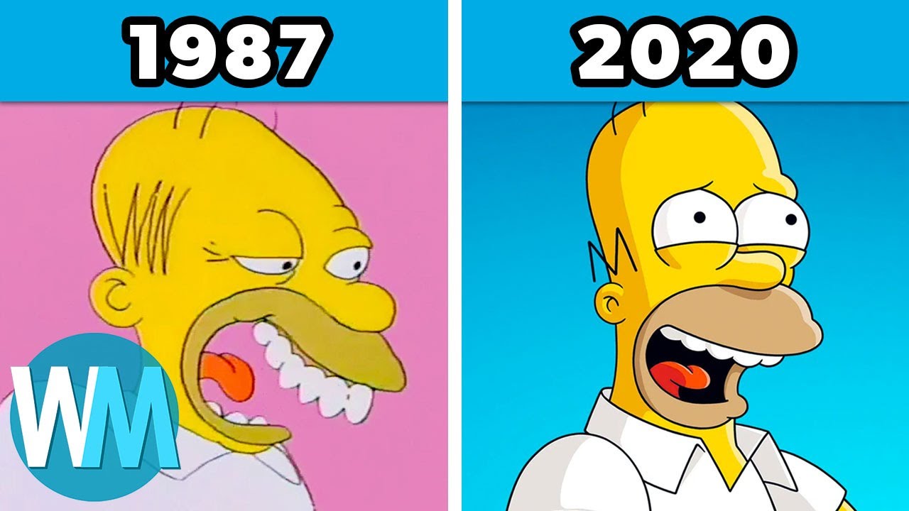 L'ÉVOLUTION des SIMPSON !