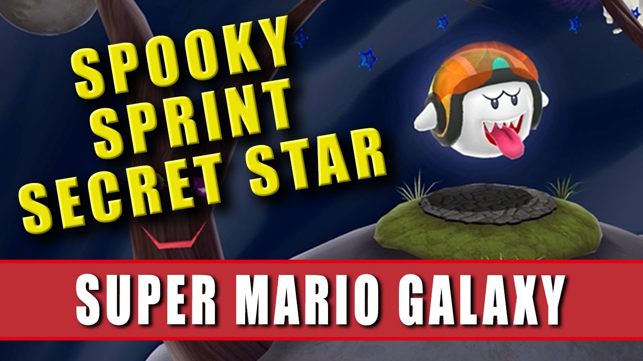 A Very Spooky Sprint hidden star Super Mario Galaxy - Nintendo Switch Switch 2 secret star