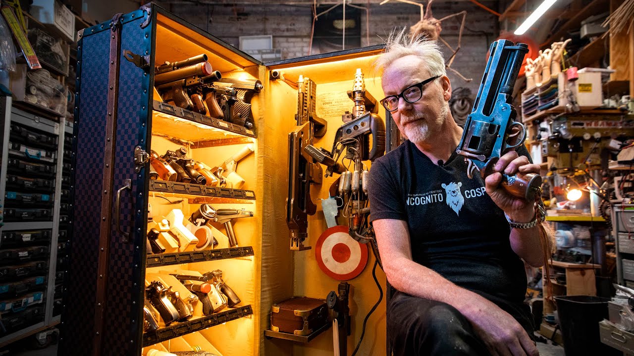 Adam Savage's Sci-Fi Blaster Storage Vault!