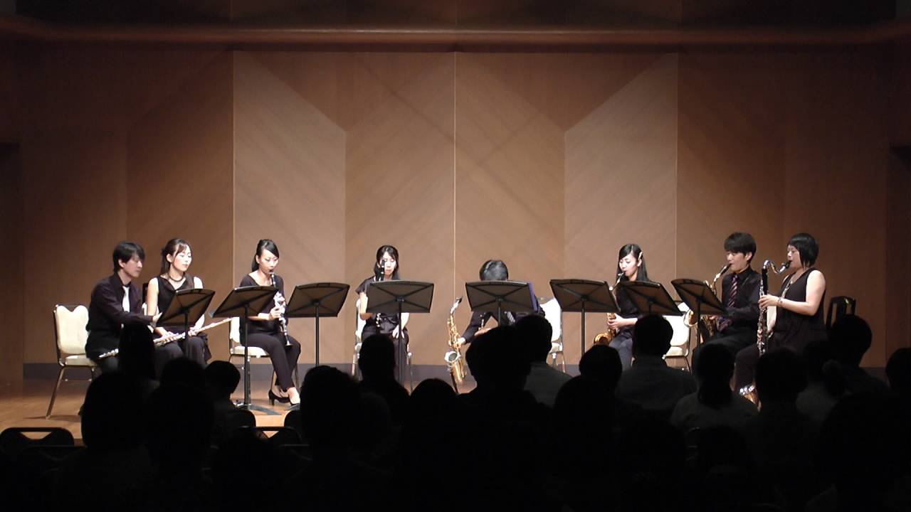 【木管８重奏】土蜘蛛伝説～能「土蜘蛛」の物語による狂詩曲／松下倫士　ウインドアンサンブル奏