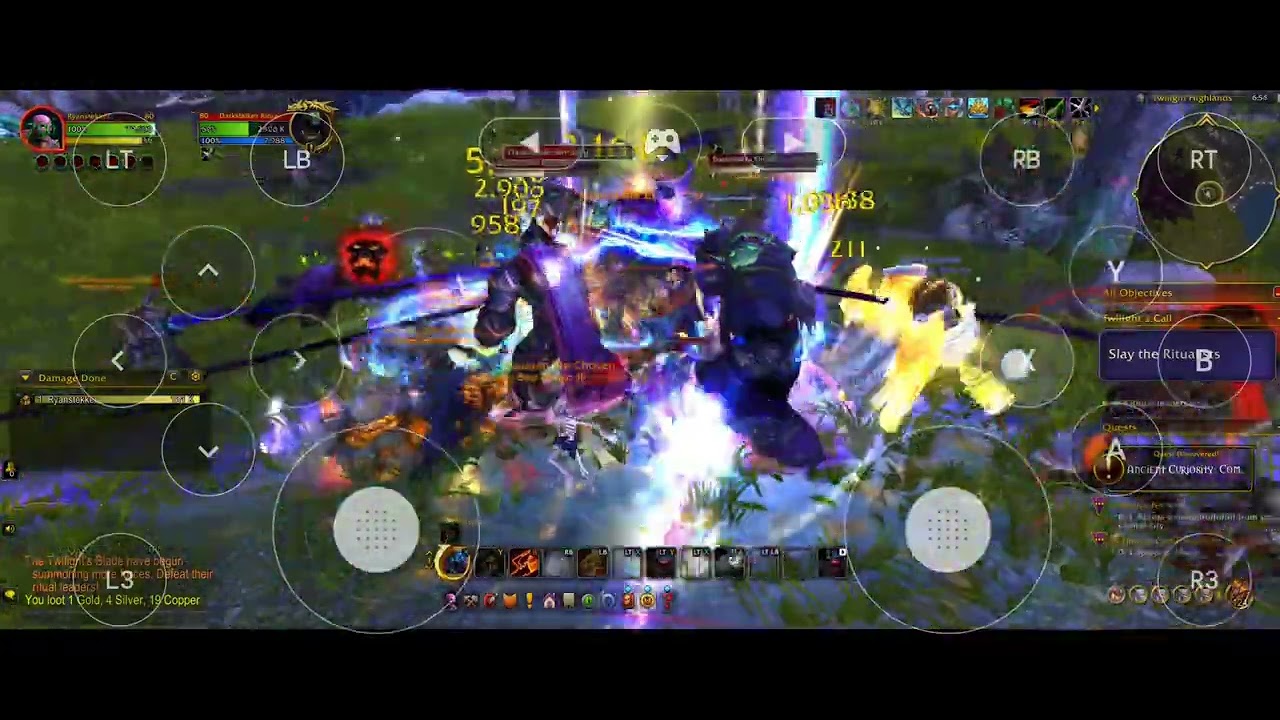World of Warcraft on Mobile with GeForce Now