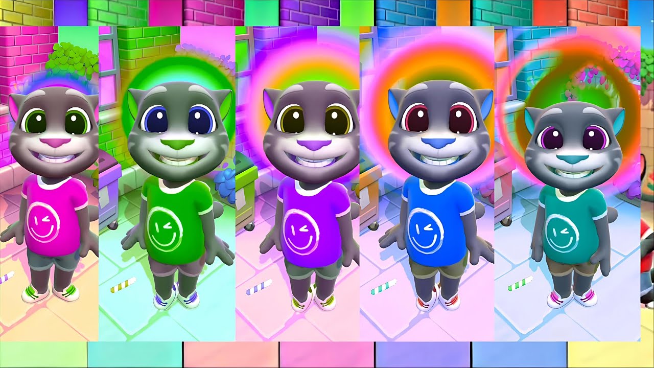 Talking Tom all Full Screengameplay All Foods and Game Unlocked #talkingtom