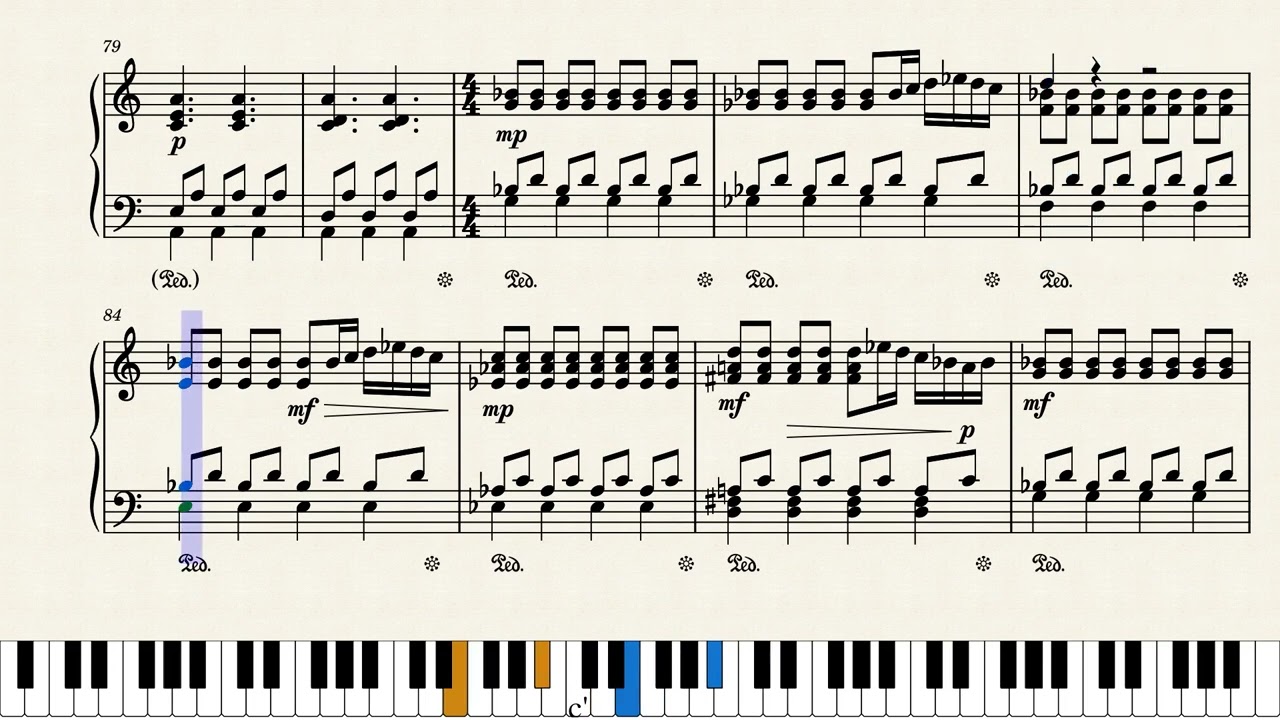 Philip Glass - The Hours (piano)