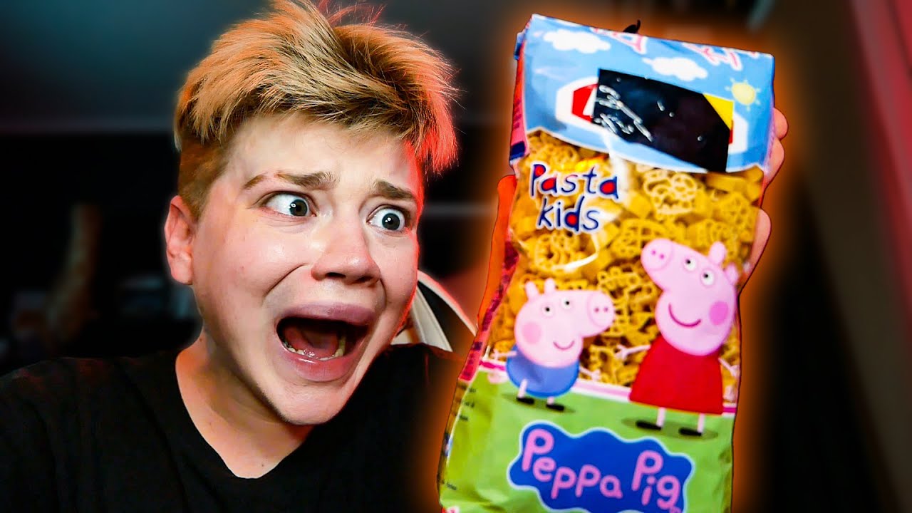 NIGDY NIE GOTUJ MAKARONU ŚWINKA PEPPA O 3 W NOCY! (zamieniłem się)
