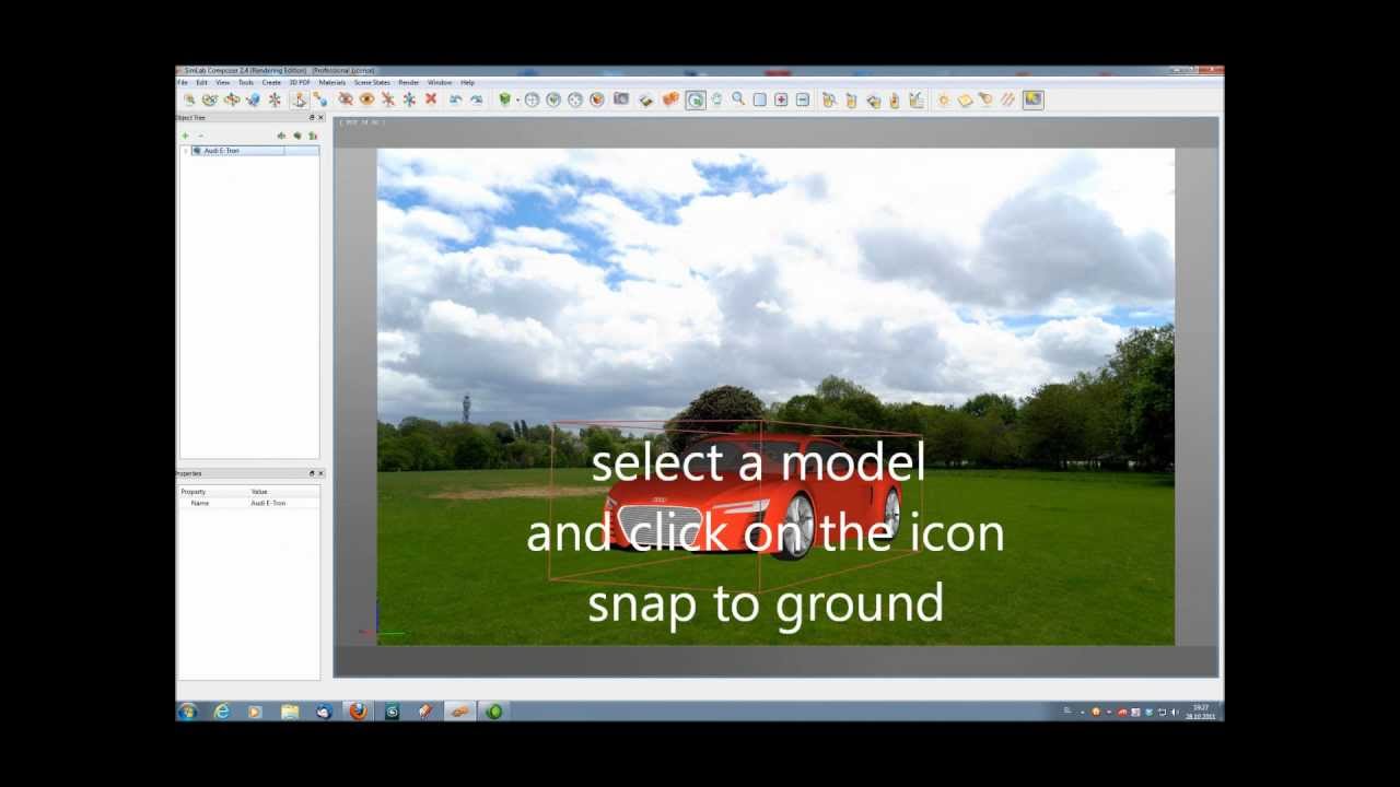 Tutorial SimLab Composer render