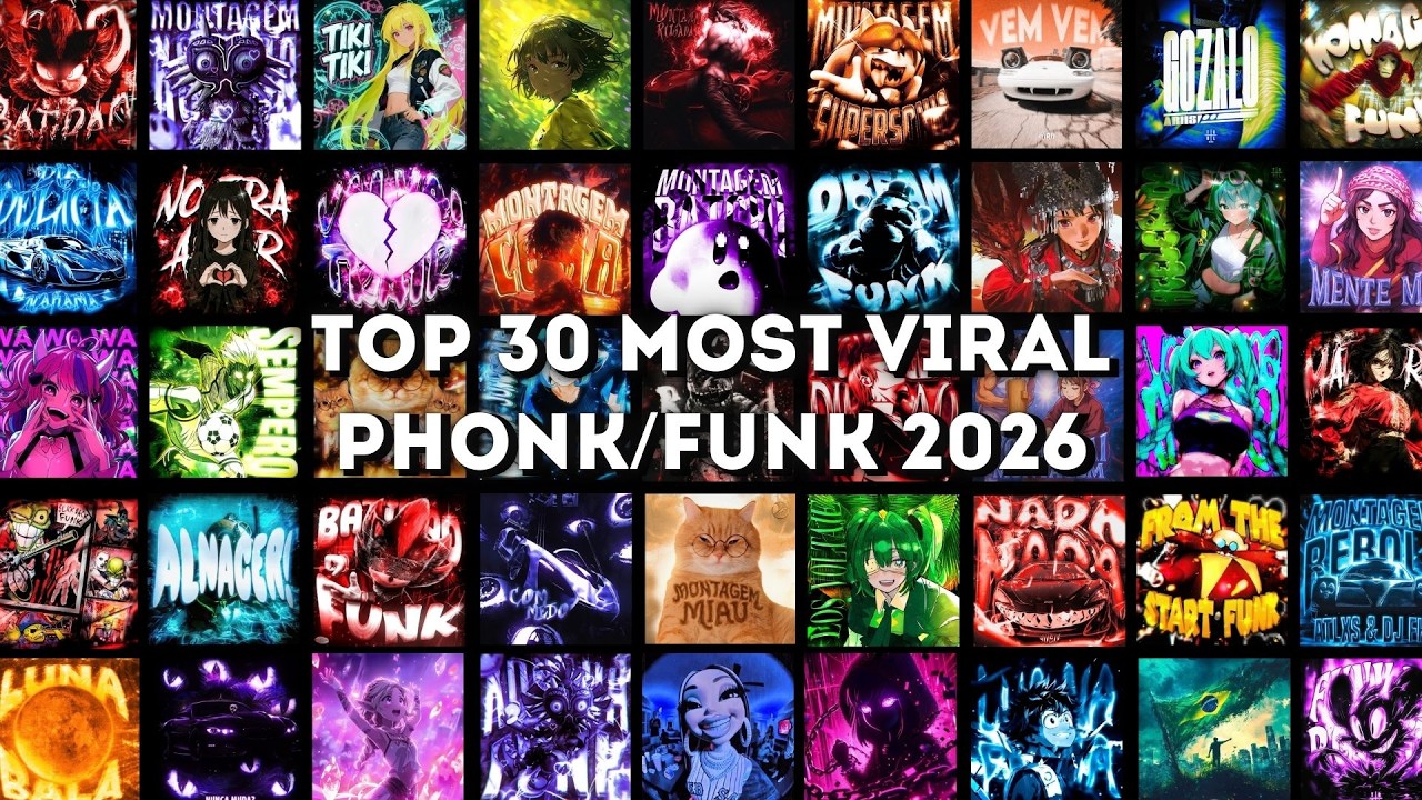TOP 30 MOST VIRAL PHONK / FUNK 2026 SONGS 🎵 PLAYLIST
