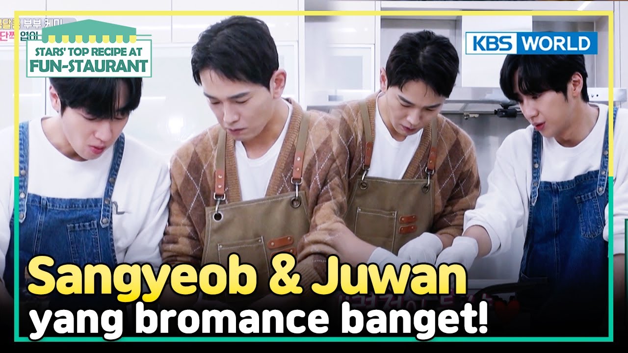 [IND/ENG] Sahabatan 17 tahun, Sangyeob & Juwan manis banget! | Fun-Staurant | KBS WORLD TV 240325