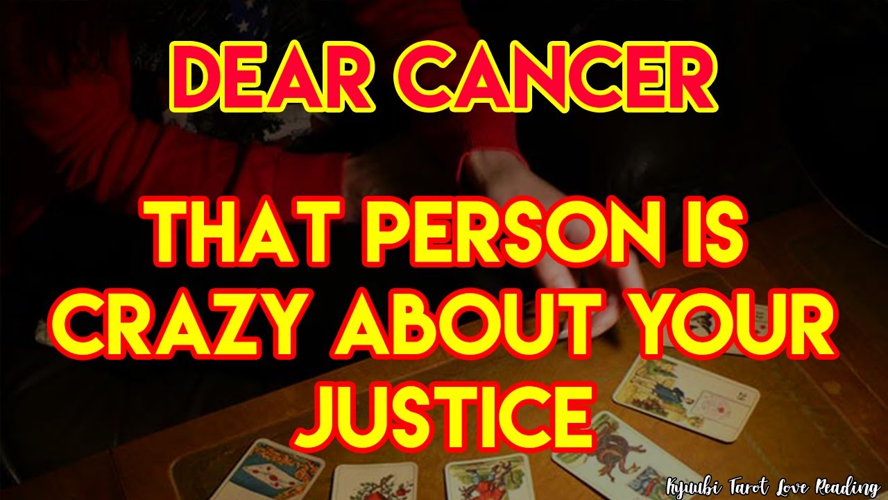 CANCER June 2021, That person is crazy about your justice, Love Tarot Reading