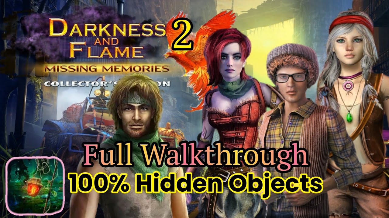 Darkness and Flame 2: Missing Memories. (Main+Bonus) All Hidden Objects and morphings.