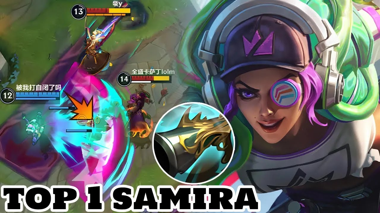 Wild Rift Samira - Top 1 Samira Gameplay Rank season15