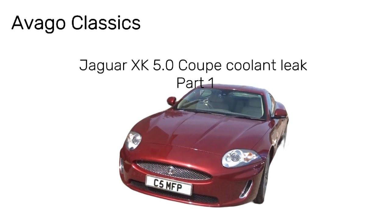 Jaguar XK 5.0 Portfolio Coupe Coolant leak. Part 1, The expansion tank cap!