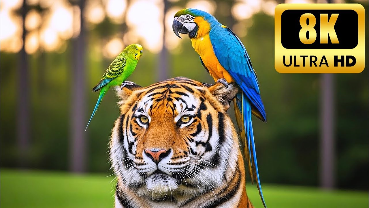 Top 100 Rare Animals in the Amazon Rainforest | Relaxing Nature Sounds 8K ASMR