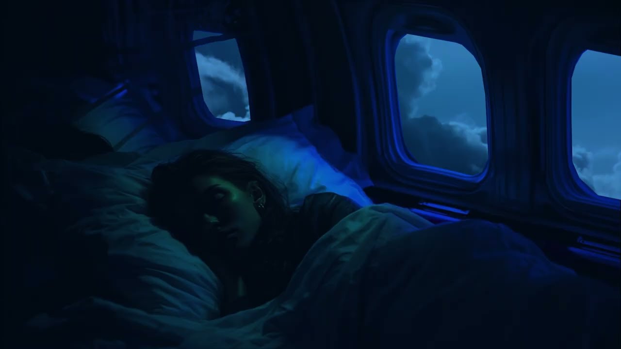Fall Asleep Above the Clouds in Private Jet | Airplane White Noise