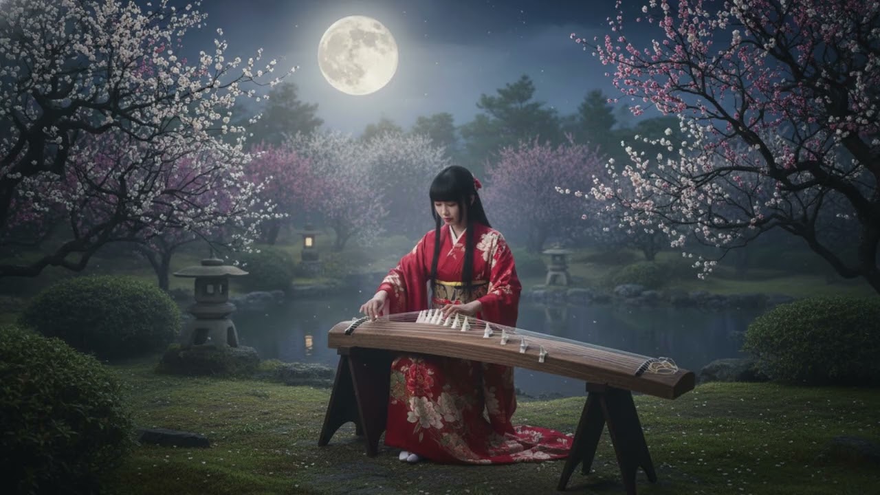 Think of you in the garden on an early spring night - 早春の夜の庭で君を想う -