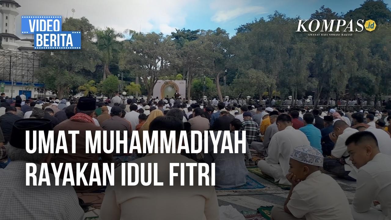Jemaah Muhammadiyah Tunaikan Shalat Idul Fitri