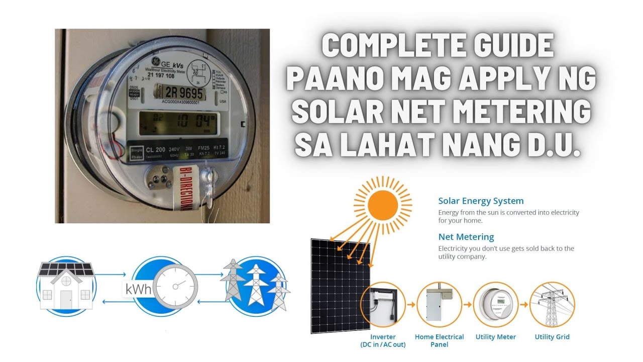 How to apply SOLAR NET METERING 2022 | Complete Guide | tagalog
