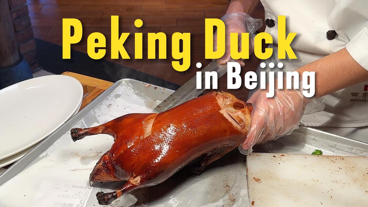 Best Peking Duck Restaurant In BEIJING 🇨🇳 |  Beijing Duck