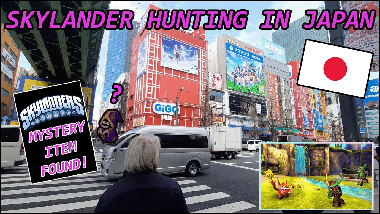 Hunting for Skylanders in Tokyo!