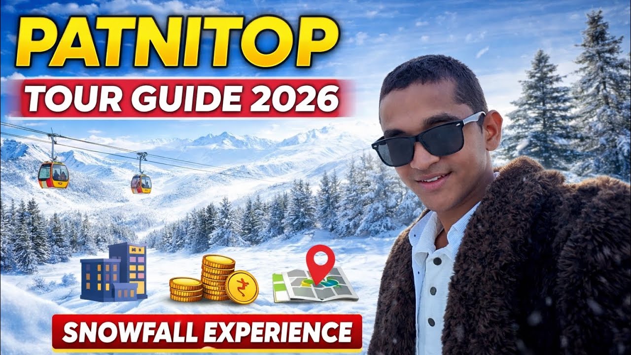 Patnitop कैसे जाए ❄️ | Jammu Kashmir Hill Station Full Guide 😍