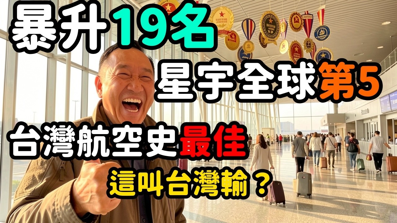 桃園機場一年暴升十九名全球第24；星宇航空全球第5台灣航空史最佳，這叫台灣輸？ | 馬一峰