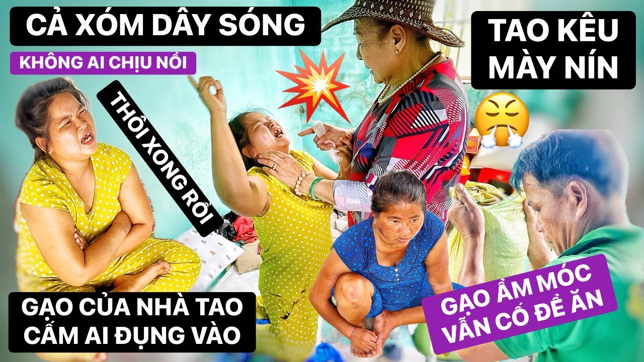 Cả x&oacute;m dậy s&oacute;ng! Hương nổi cơn g&agrave;o th&eacute;t ai cũng khiếp sợ GẠO ẨM M&Oacute;C VẪN ĐỂ ĂN, KH&Ocirc;NG CHO AI ĐỤNG V&Agrave;O
