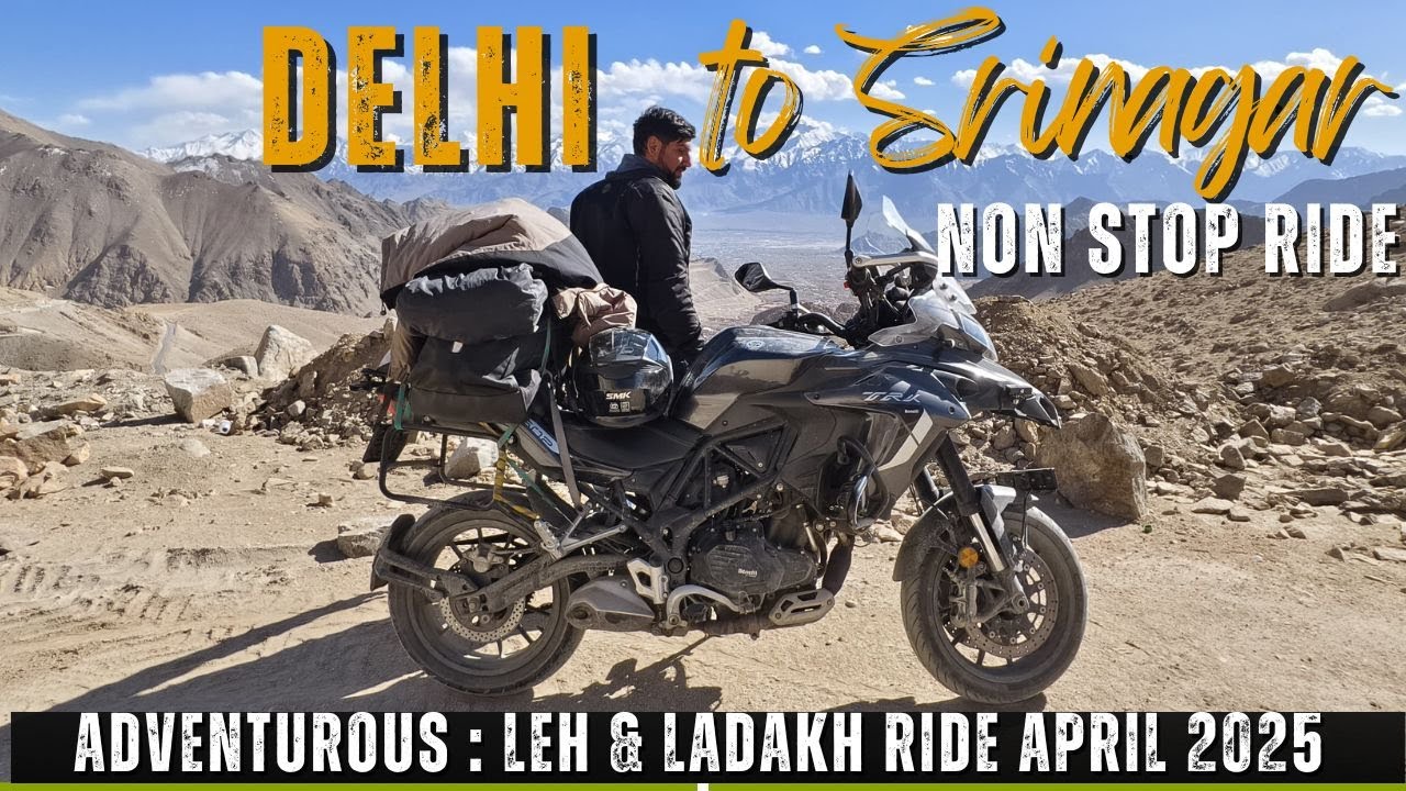 Delhi to Srinagar in 14 Hours - Non Stop Ride - Leh Ladakh Ride Episode 1