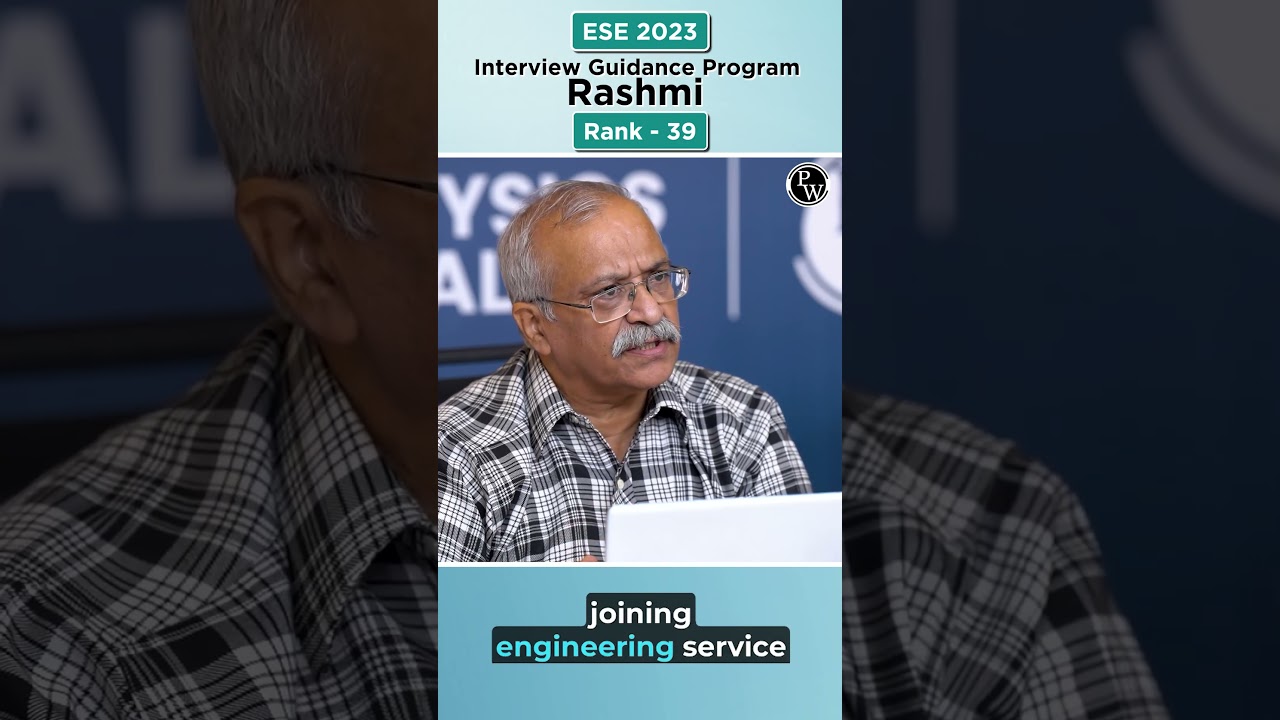 DRDO Ya Engineering Service Dono Mein kaun Better Hai | ESE Mock Interview | Rashmi Rank 39 #Shorts