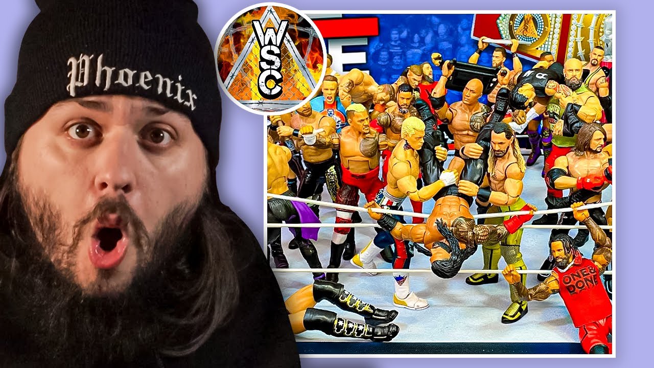 Я отреагировал на матч фигурок WSC Royal Rumble 2024