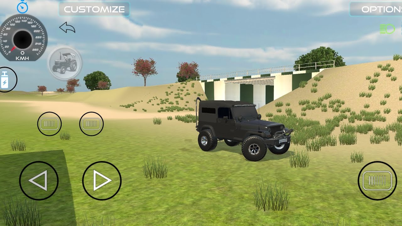 “Indian Vehicles Simulator 3D No Brake Challenge 😱 | Bina Brake old THAR Driving!” #gohilgame0700
