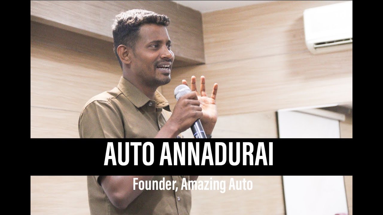 How i turned my auto in to amazing auto | Auto Annadurai | Funny Speech | UBC