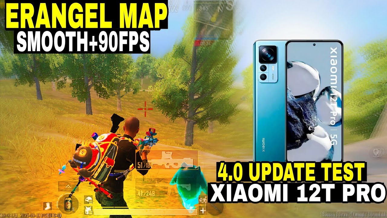 XIAOMI 12T PRO 90FPS | 4.0 UPDATE GAMEPLAY 