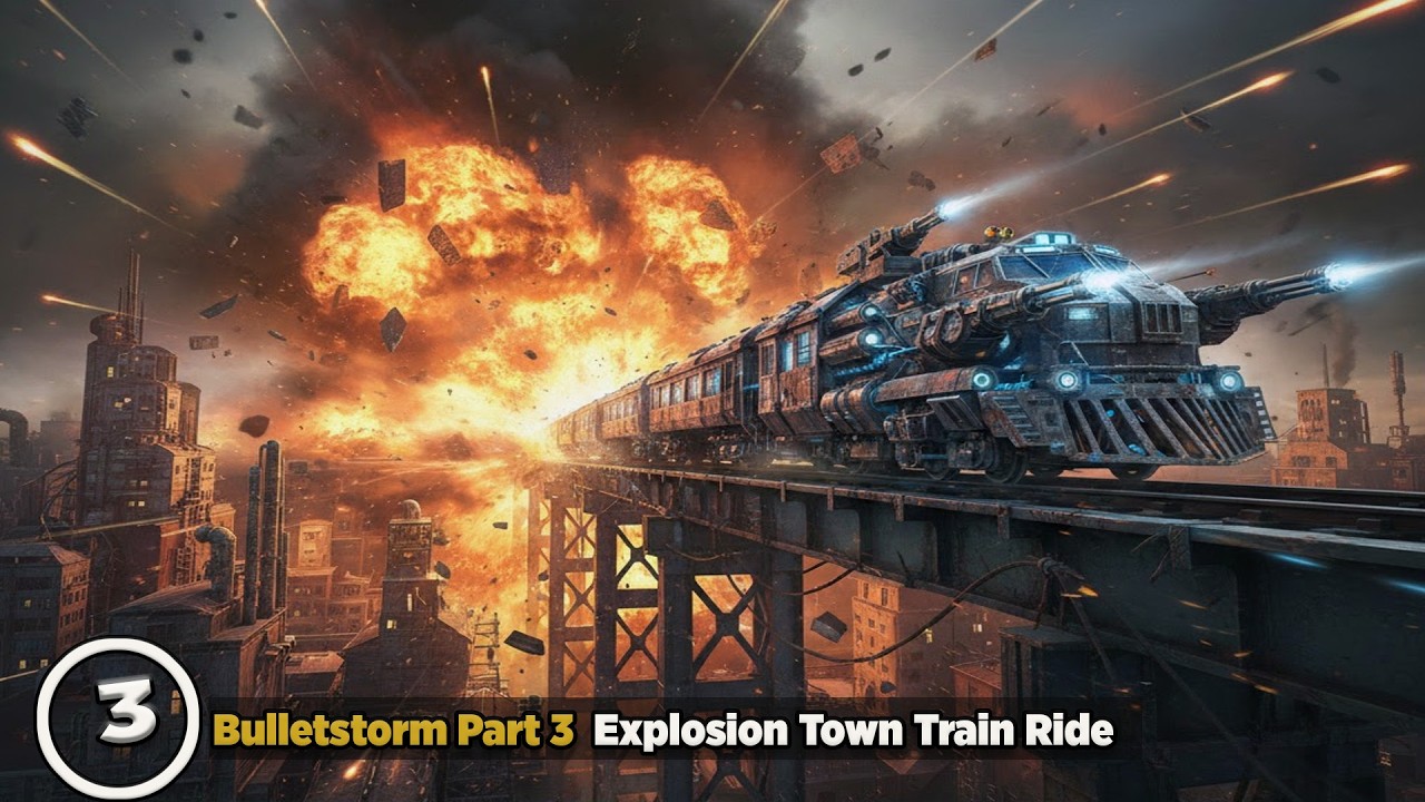 Bulletstorm Part 3  Last Train From Explosion Town Gameplay