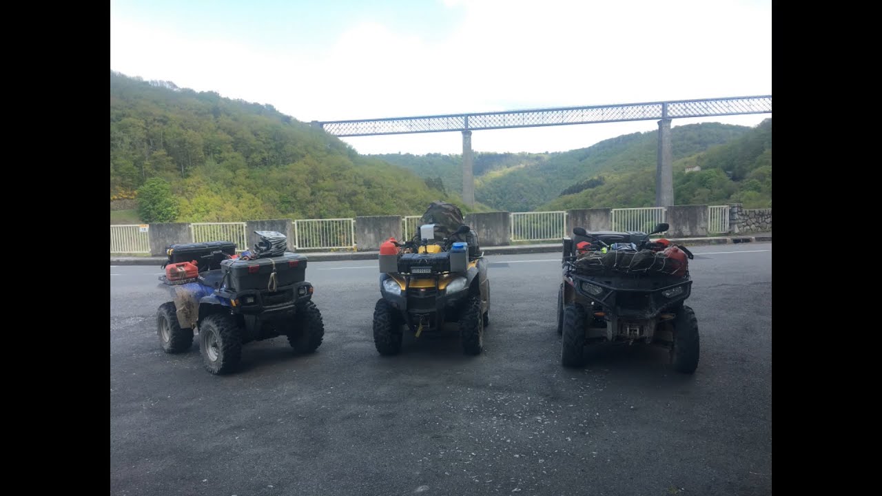 randonnée quad avec bivouac -boucle de 250KM partie 1/2