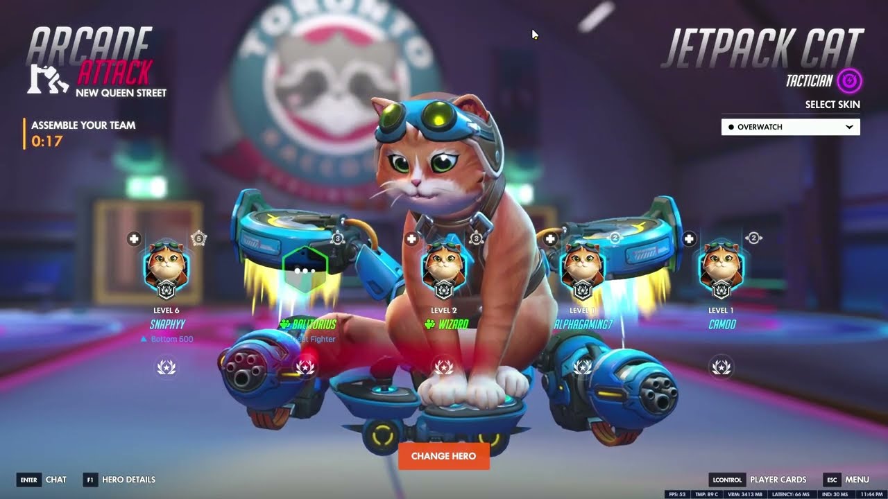 [Overwatch] Car Army - Jetpack Cat