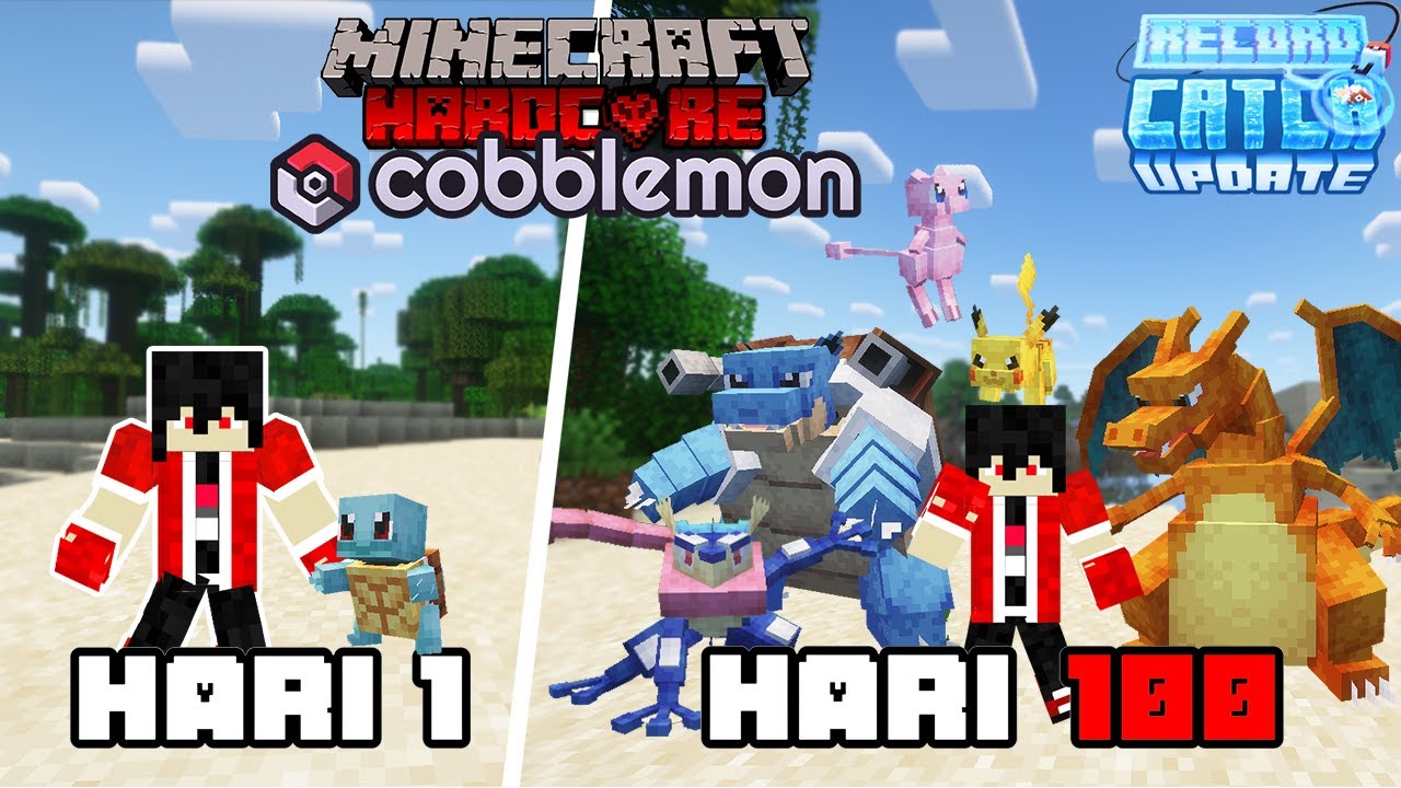 100 Hari Minecraft Hardcore Cobblemon 1.6