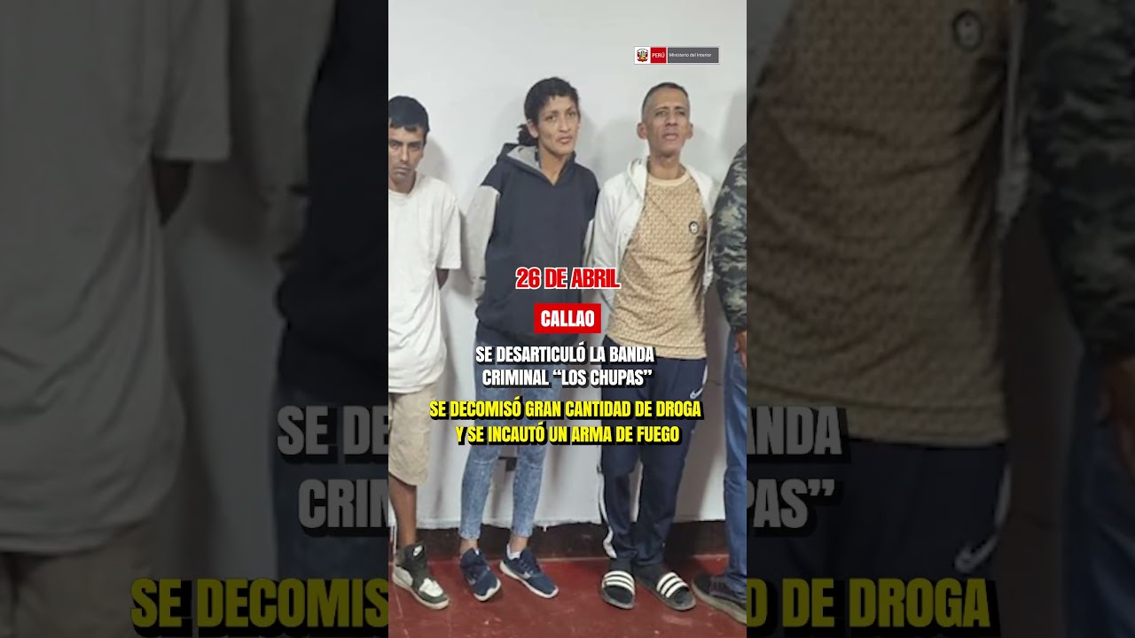 Mininter 24/7: &iexcl;39 redes criminales desbaratadas en las &uacute;ltimas 24 horas!