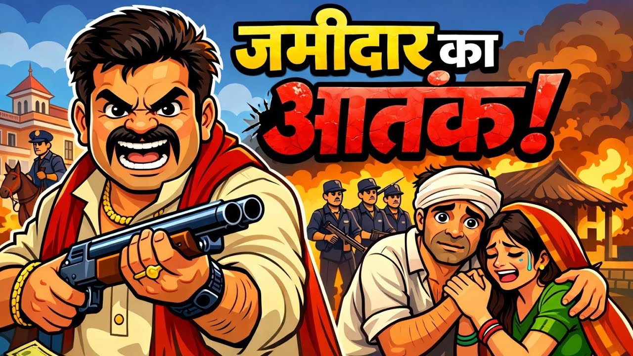 ज़मींदार का आतंक 😭 | गरीब की आह | दिल छू लेने वाली कहानी|Hindi kahaniya |Moral Stories |🥺💯