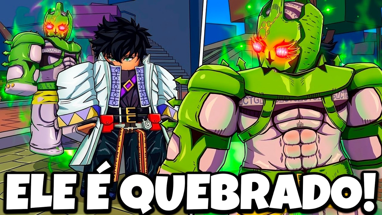 FICOU INSANO! CONSEGUI O STAND MITICO C-MOON NO NOVO BIZARRE LINEAGE DO ROBLOX