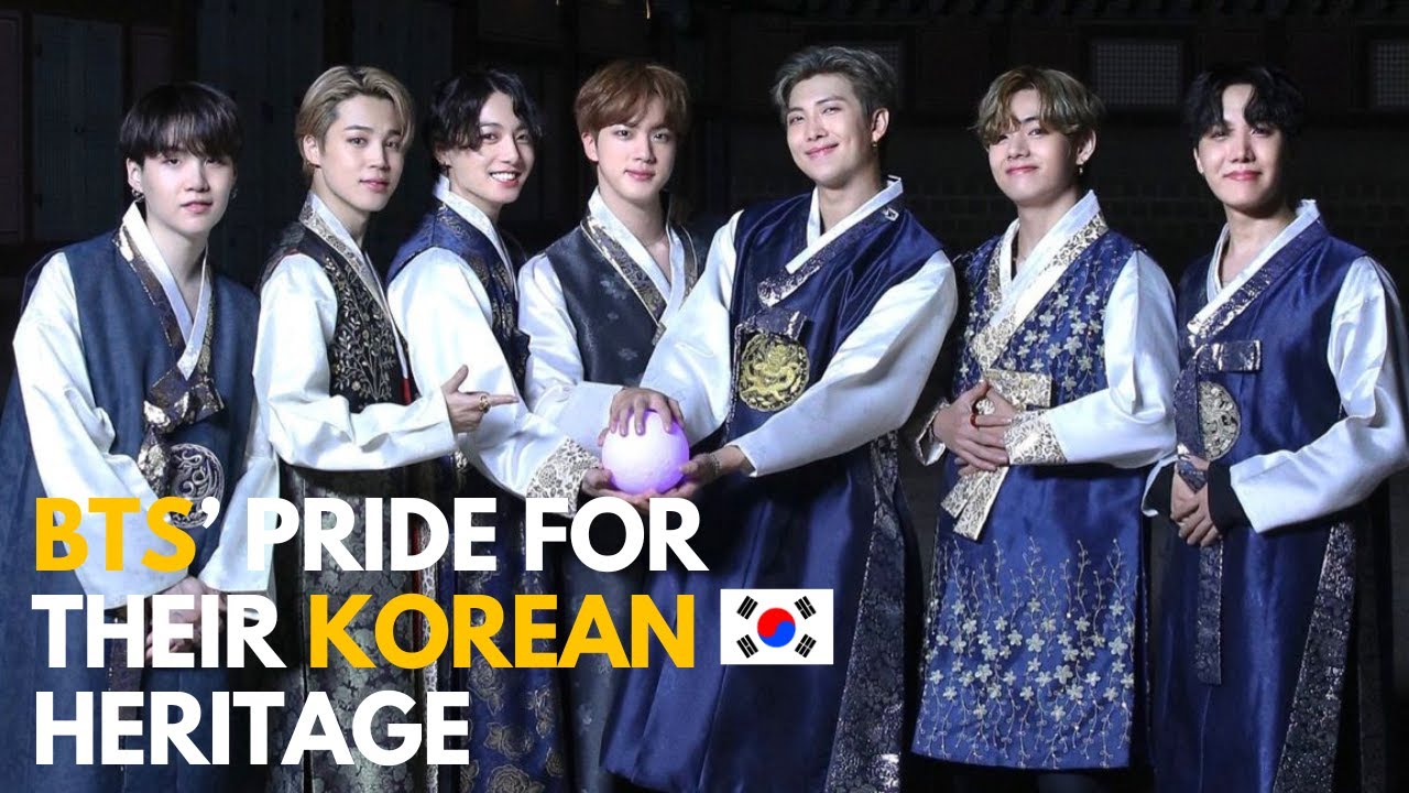 bts members have always been proud of their Korean heritage