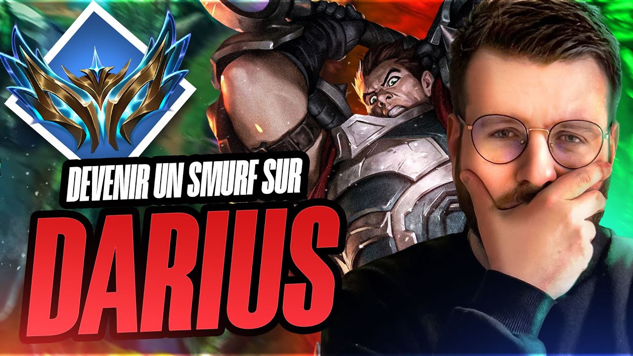 DEVENIR UN SMURF SUR DARIUS UN CHALLENGER NOUS EXPLIQUE ! LE TOPLANER ADVERSE A 20CS A 10MIN