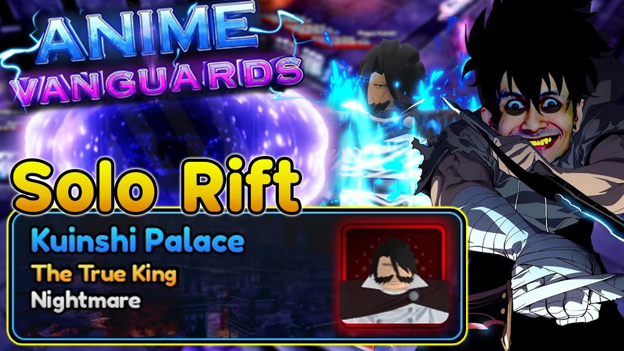 Solo Rift โซโล่ประตูจูฮาบัช ใช้โมนาช1ตัว(ซงจินวู) |  Roblox : Anime Vanguards