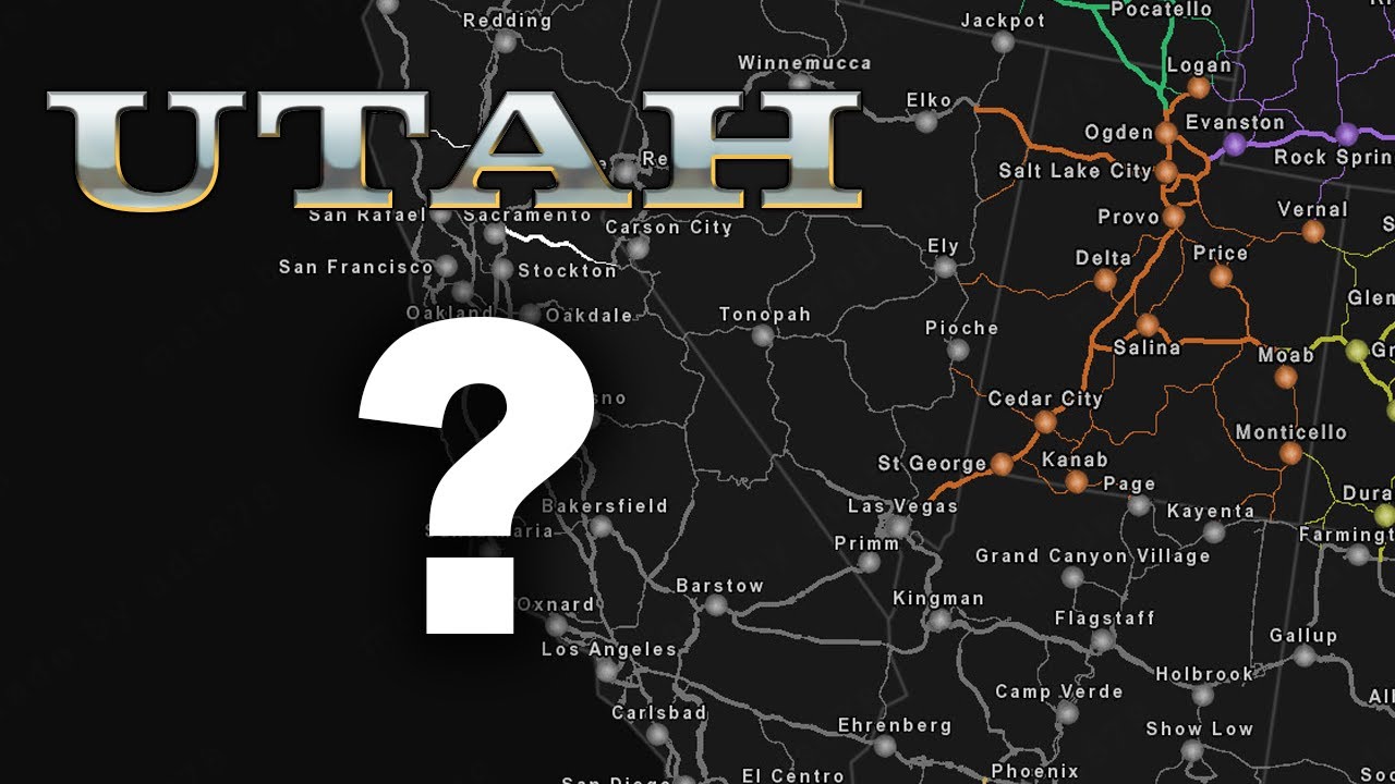 What cities and roads will see in the DLC Utah?