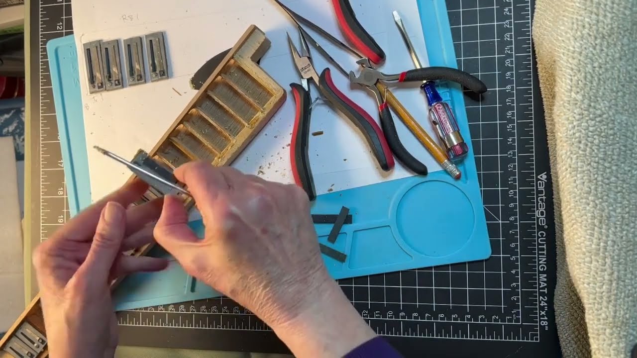 Restoring a 1932 HOHNER accordion Update 3 - Reed removal and prep for cleaning reed plates
