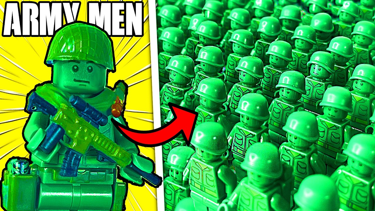 Я построил АРМЕЙСКИХ ЧЕЛОВЕК из LEGO...