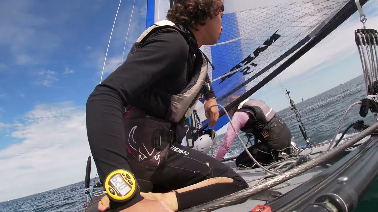 Entrainement NACRA 15 à L' ENV avec le CLE